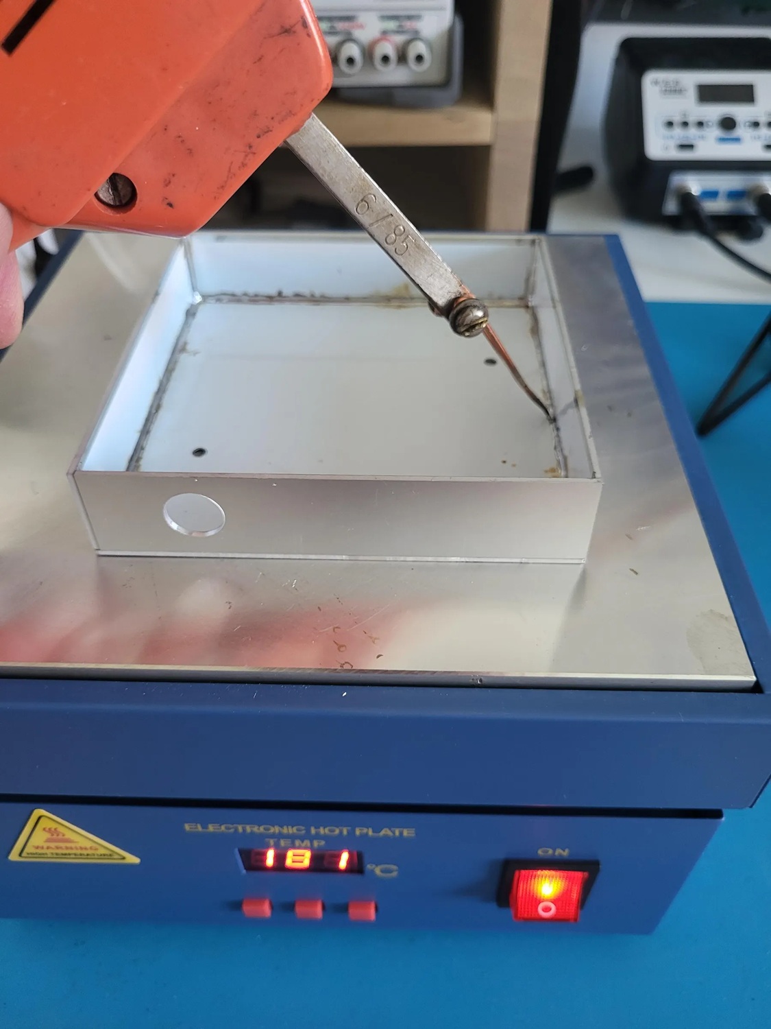 Aluminium enclosure finished