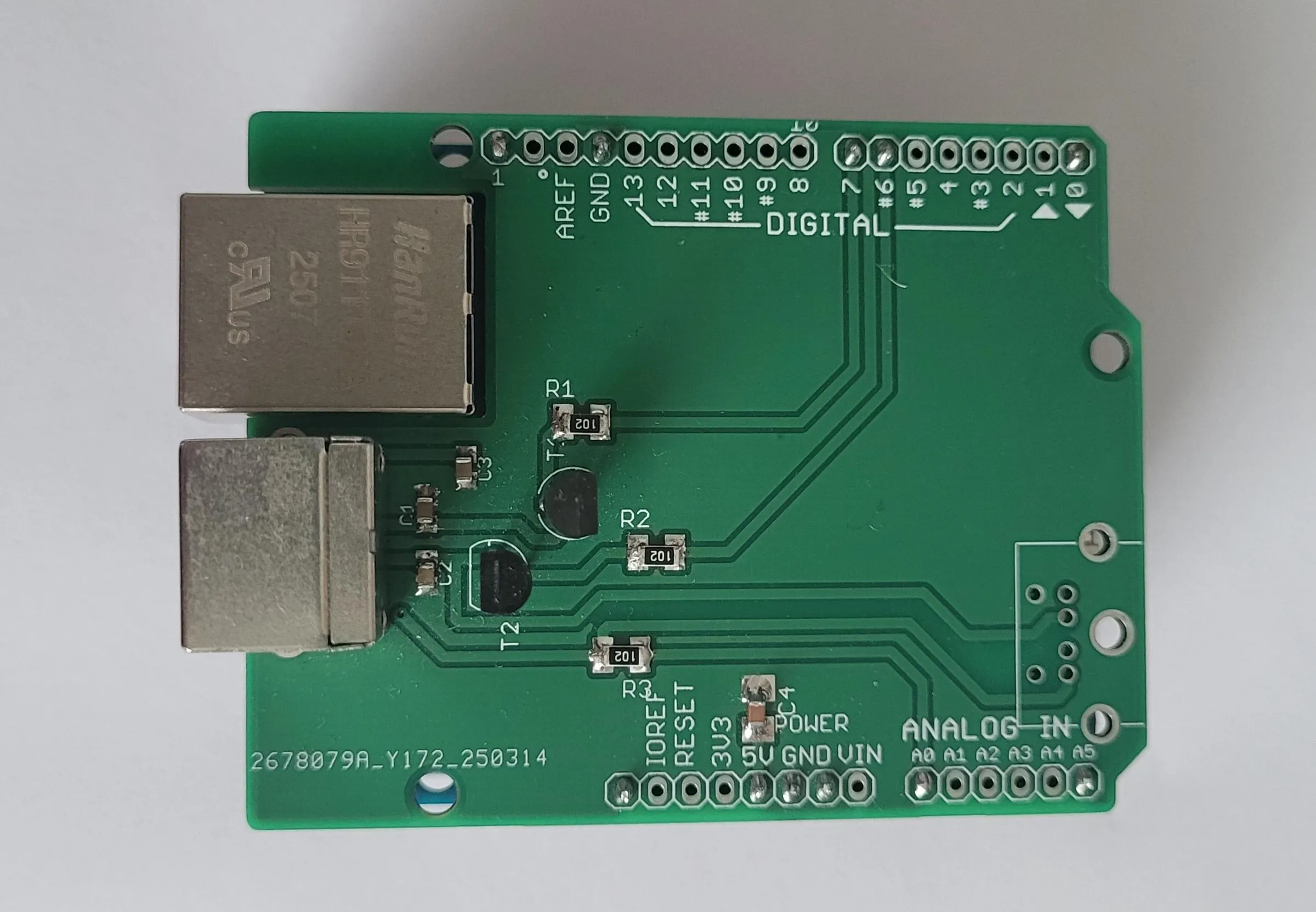 Assembled PCB